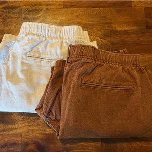 Gap Men’s Medium 7” Linen Shorts with E-Waist